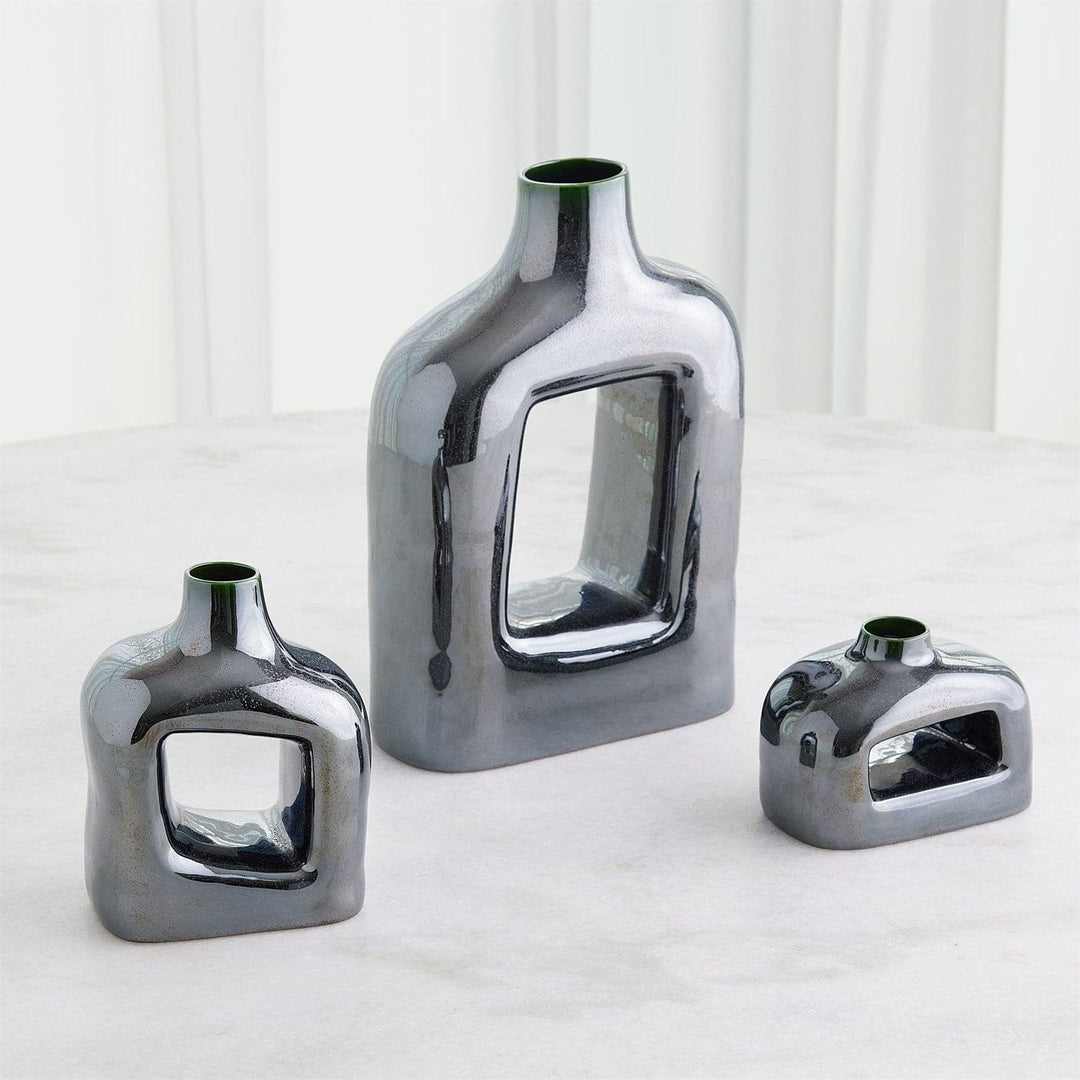 Porto Vase-Reactive Silver