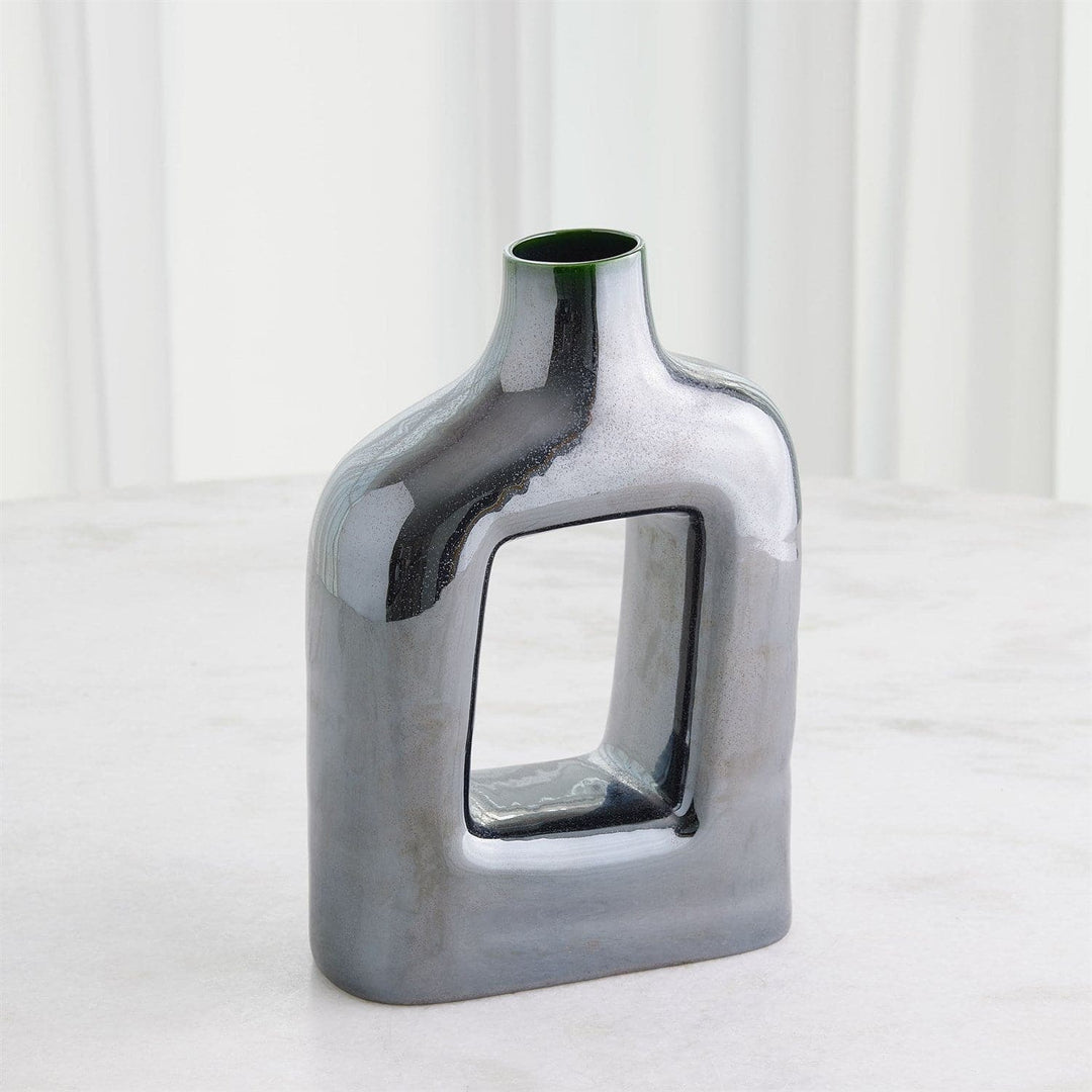 Porto Vase-Reactive Silver