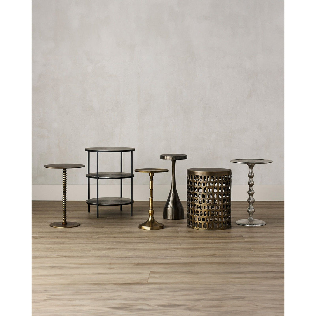 Luca Brass Drinks Table