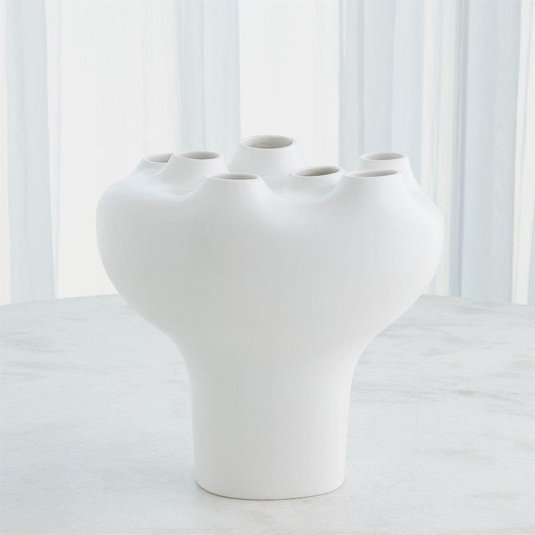 Geyser Vase-Global Views-GVSA-7.10650-VasesSm-White-4-France and Son