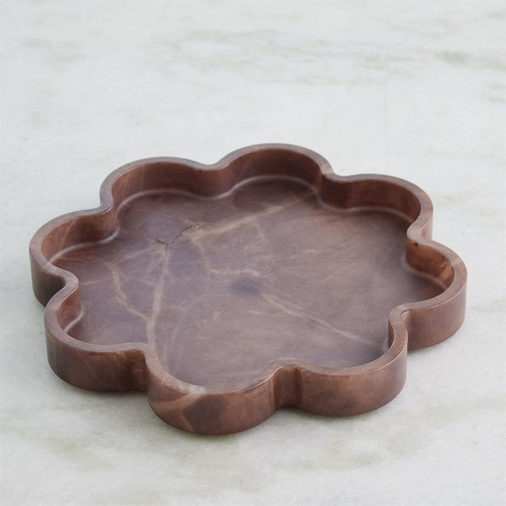Cumulus Alabaster Tray-Chocolate-Sm