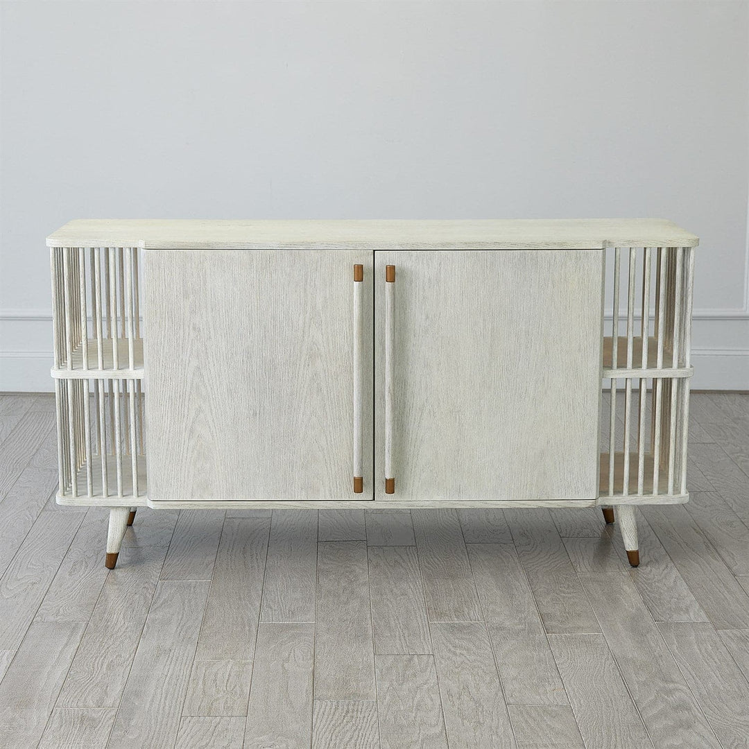 Arbor Media Cabinet-White Washed