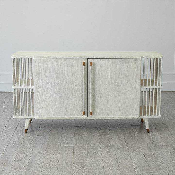 Arbor Media Cabinet-White Washed