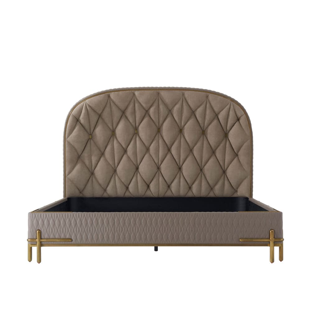 Iconic Upholstered US King Bed-Theodore Alexander-THEO-8312-002.0BNN-Beds-5-France and Son