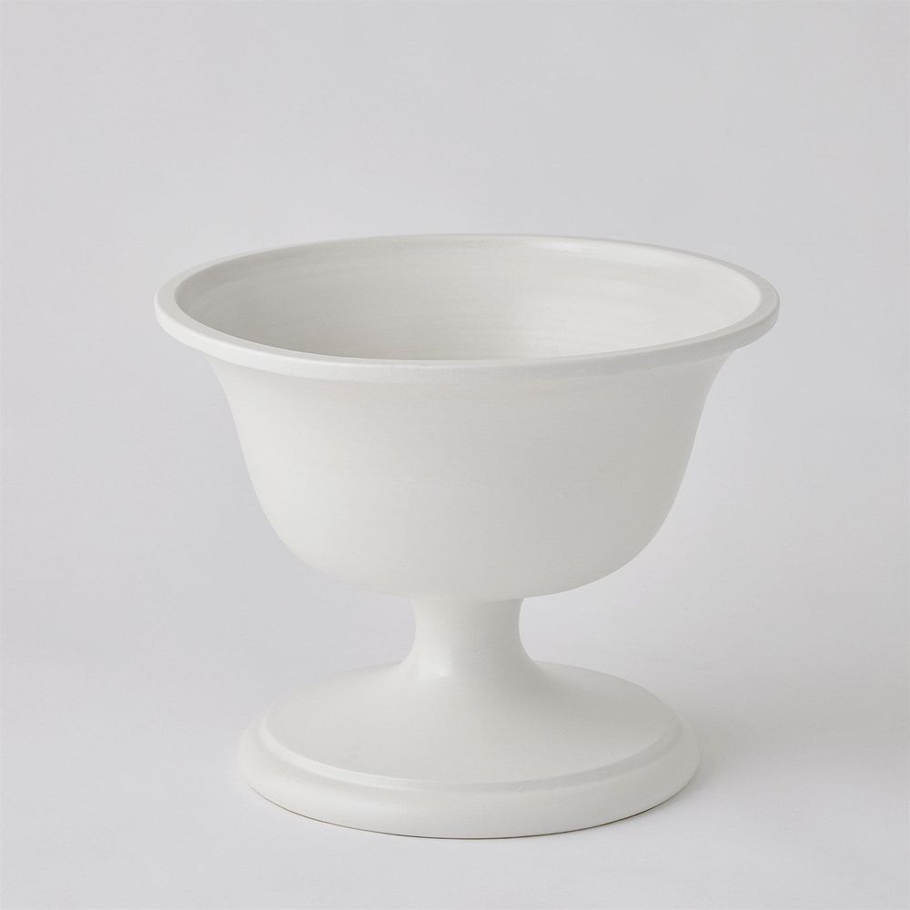 Bowls Villa Chalice Compote-Matte White-Lg