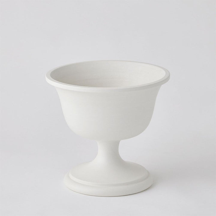 Villa Chalice Compote-Matte White-Lg