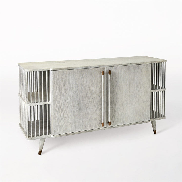 Arbor Media Cabinet-White Washed