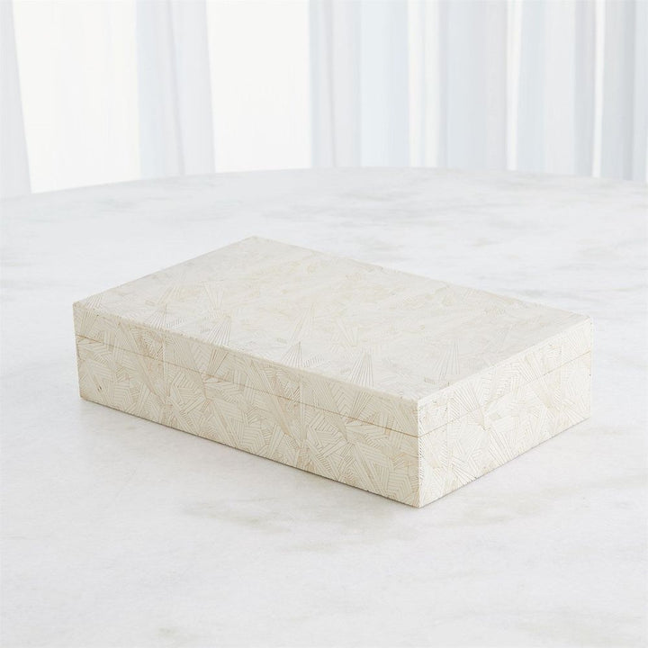 Boxes Searchlight Box-Ivory-Lg