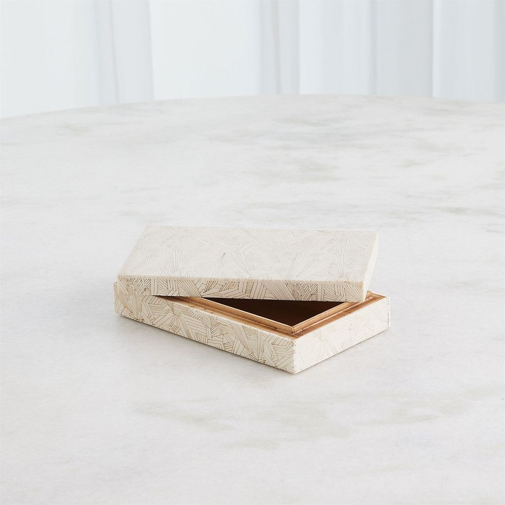 Searchlight Box-Ivory-Lg