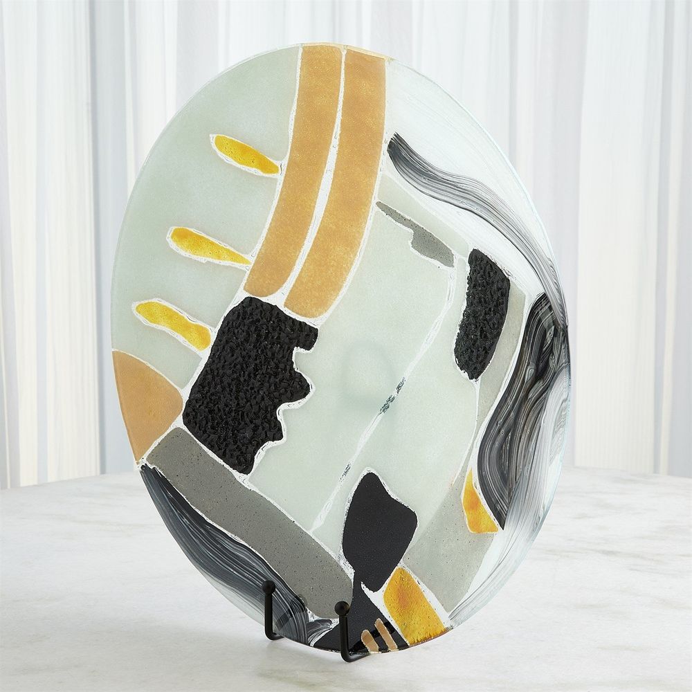 Cashmere Glass Charger-Sm