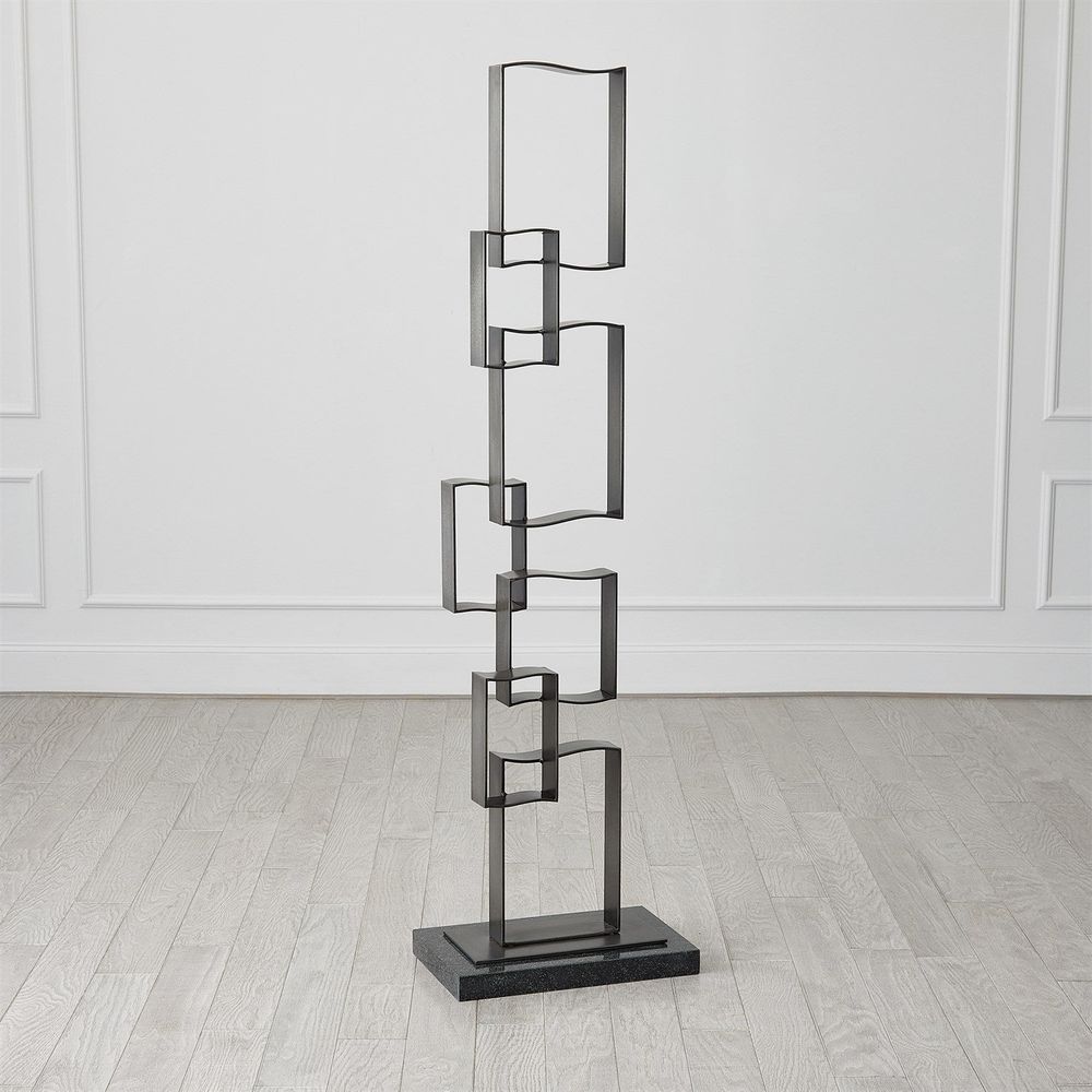 Decorative Objects Bent Square Sculpture