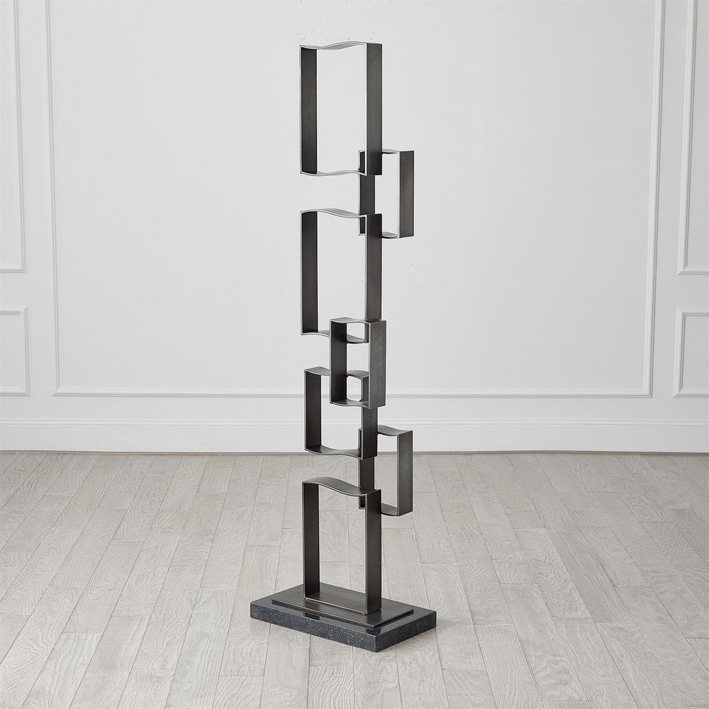 Decorative Objects Bent Square Sculpture