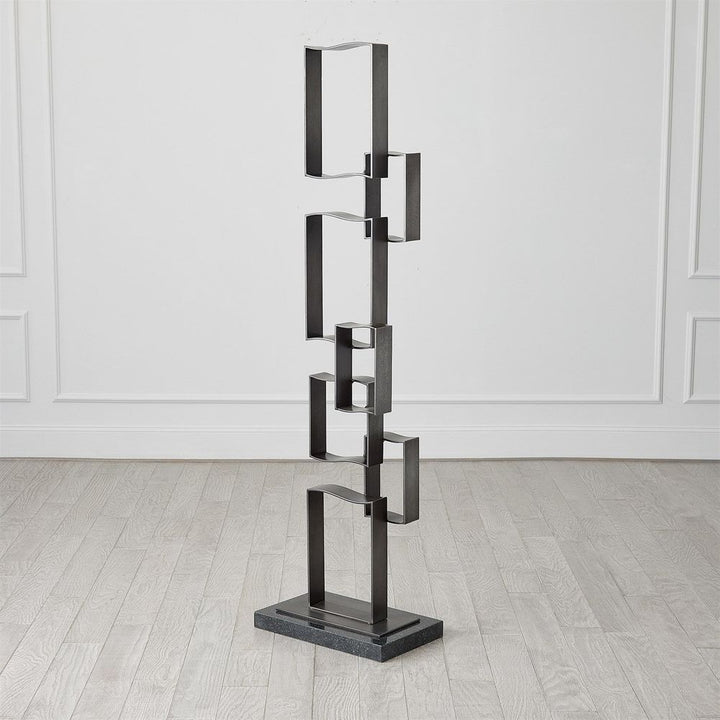 Decorative Objects Bent Square Sculpture