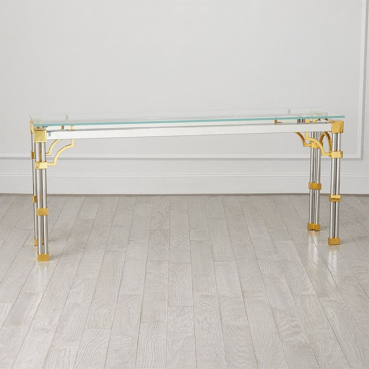 Console Tables Tri-Column Console Table