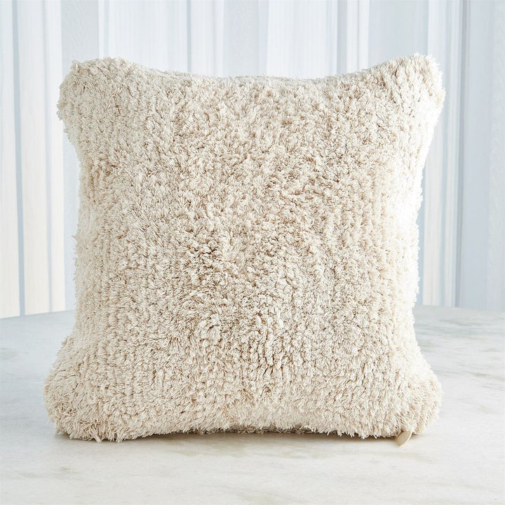 Pillows Cotton Woven Pillow-Ivory