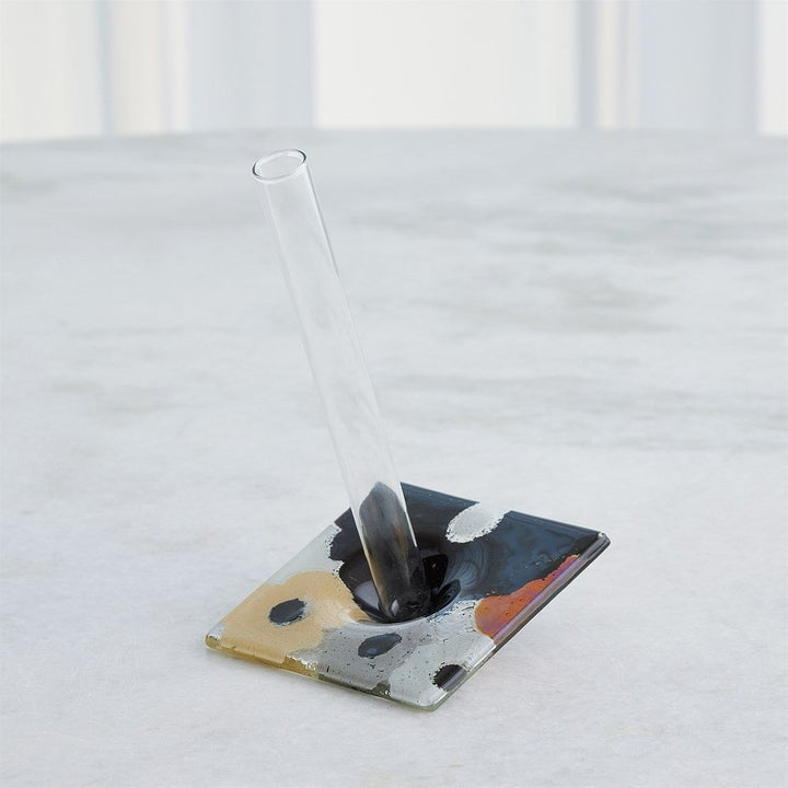 Fused Floral Charger-Neutral-Lg