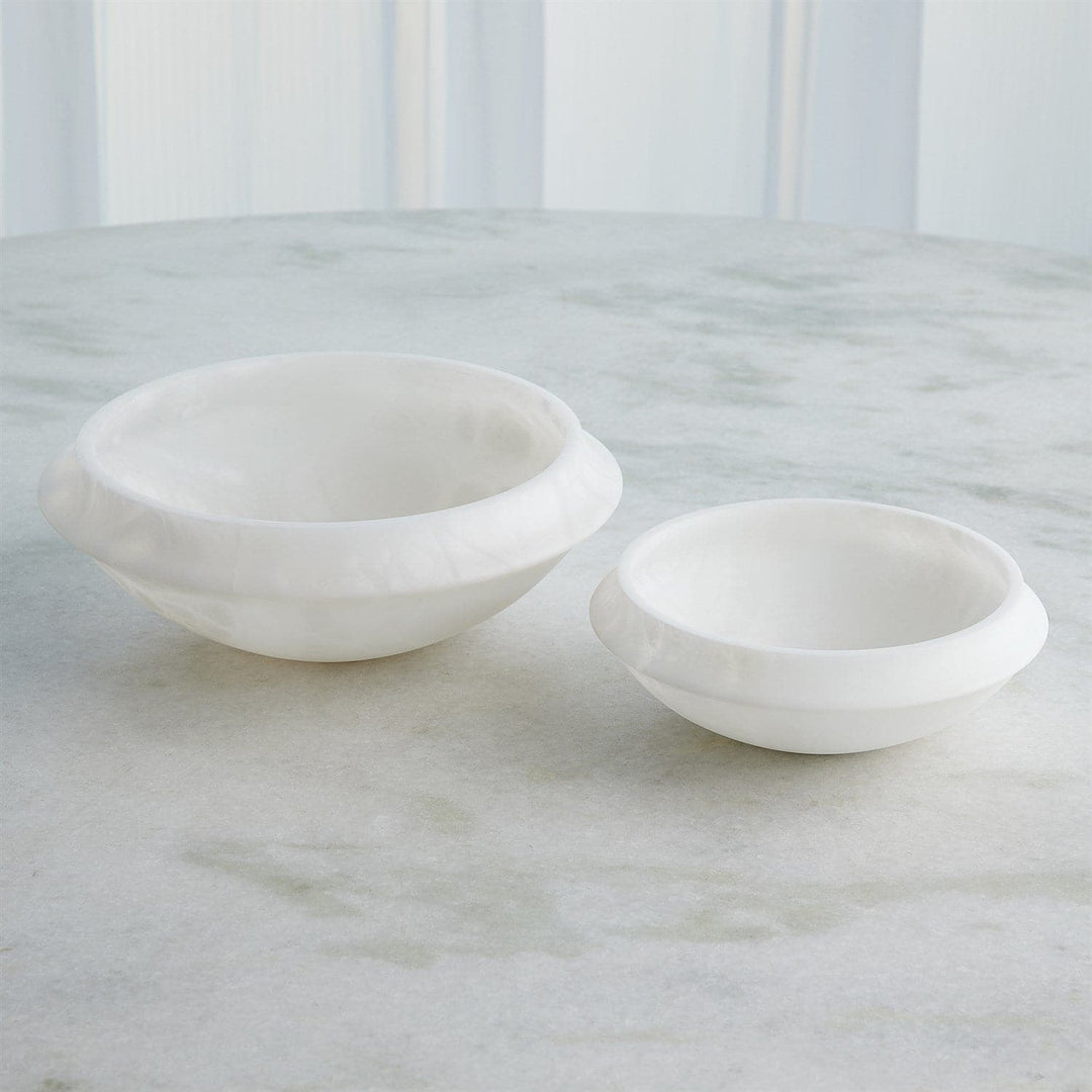 Cove Edge Alabaster Bowl