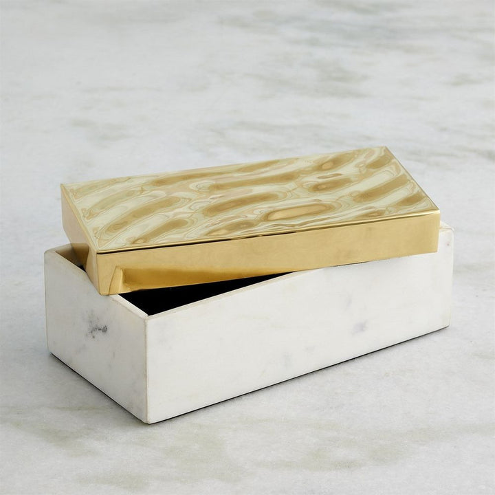 Boxes Shimmer Box-Brass-Sm