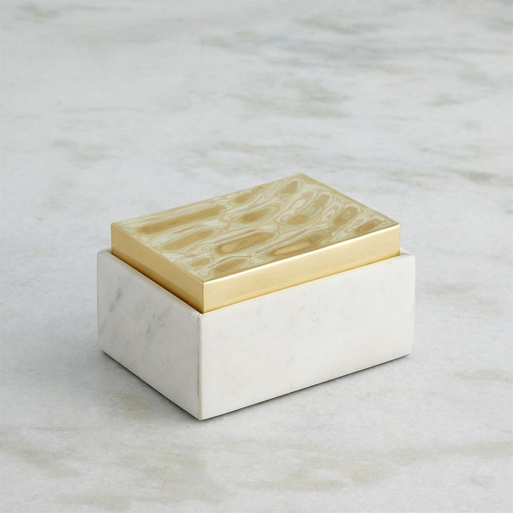 Shimmer Box-Brass-Lg
