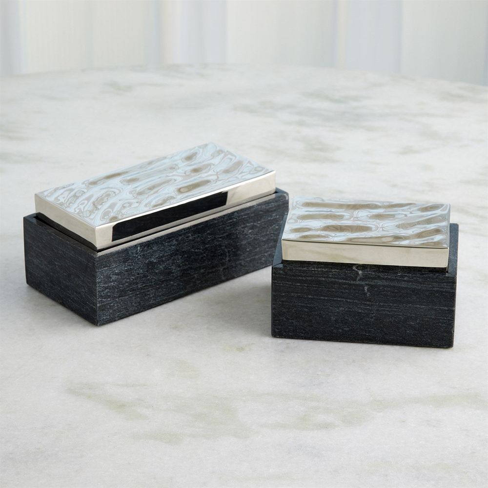 Boxes Shimmer Box-Nickel-Lg