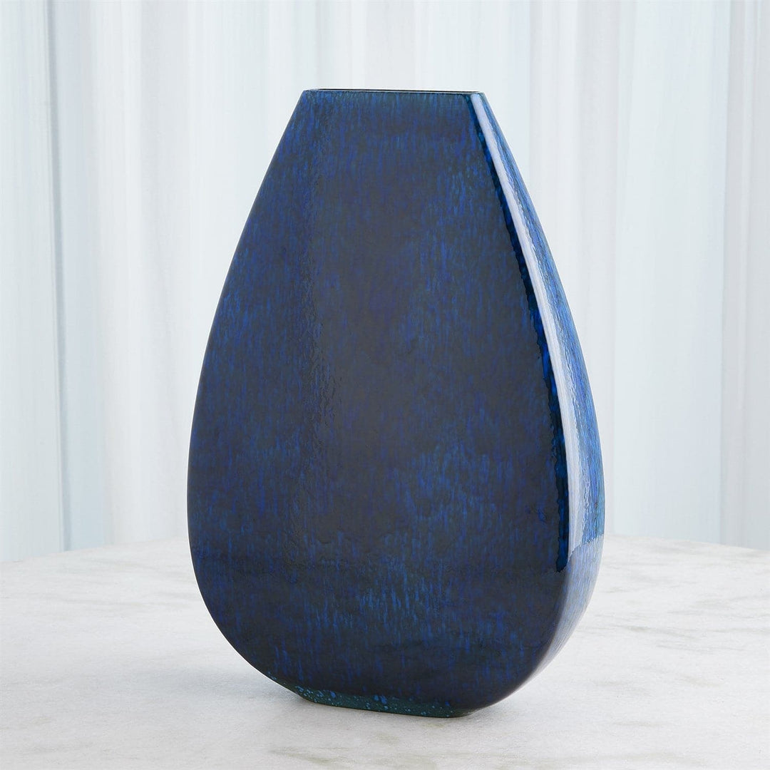 Giant Teardrop Vase-Cobalt