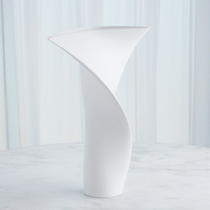 Serenity Vase-Matte White