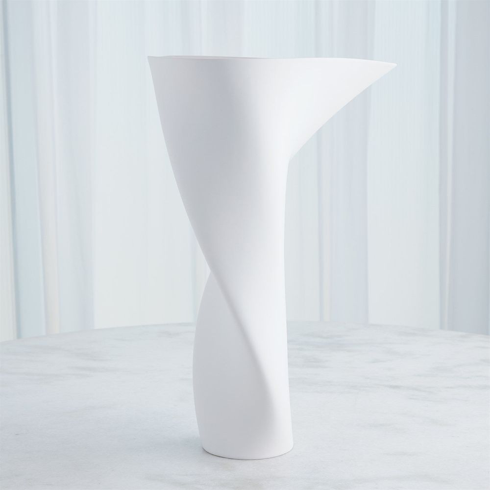 Serenity Vase-Matte White