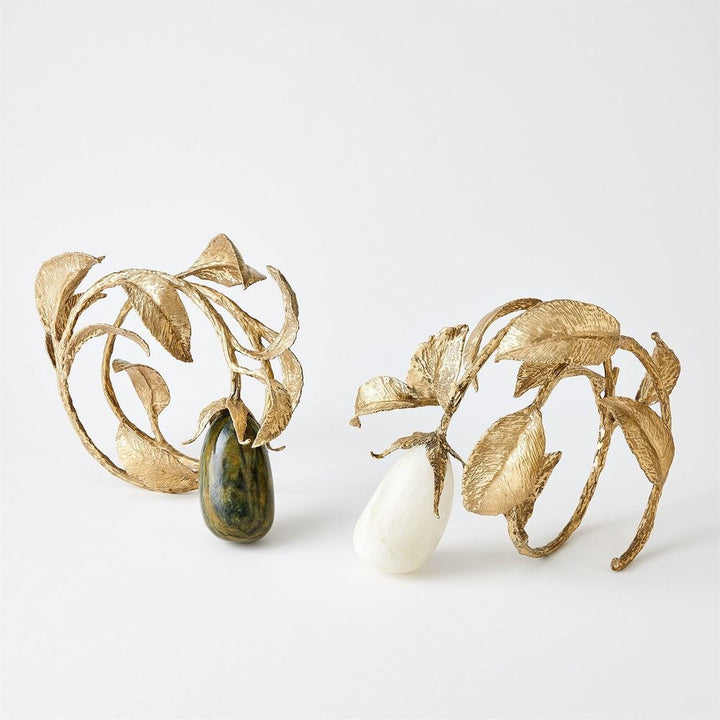 Decorative Objects Stone Fruit Sculpture-Jade