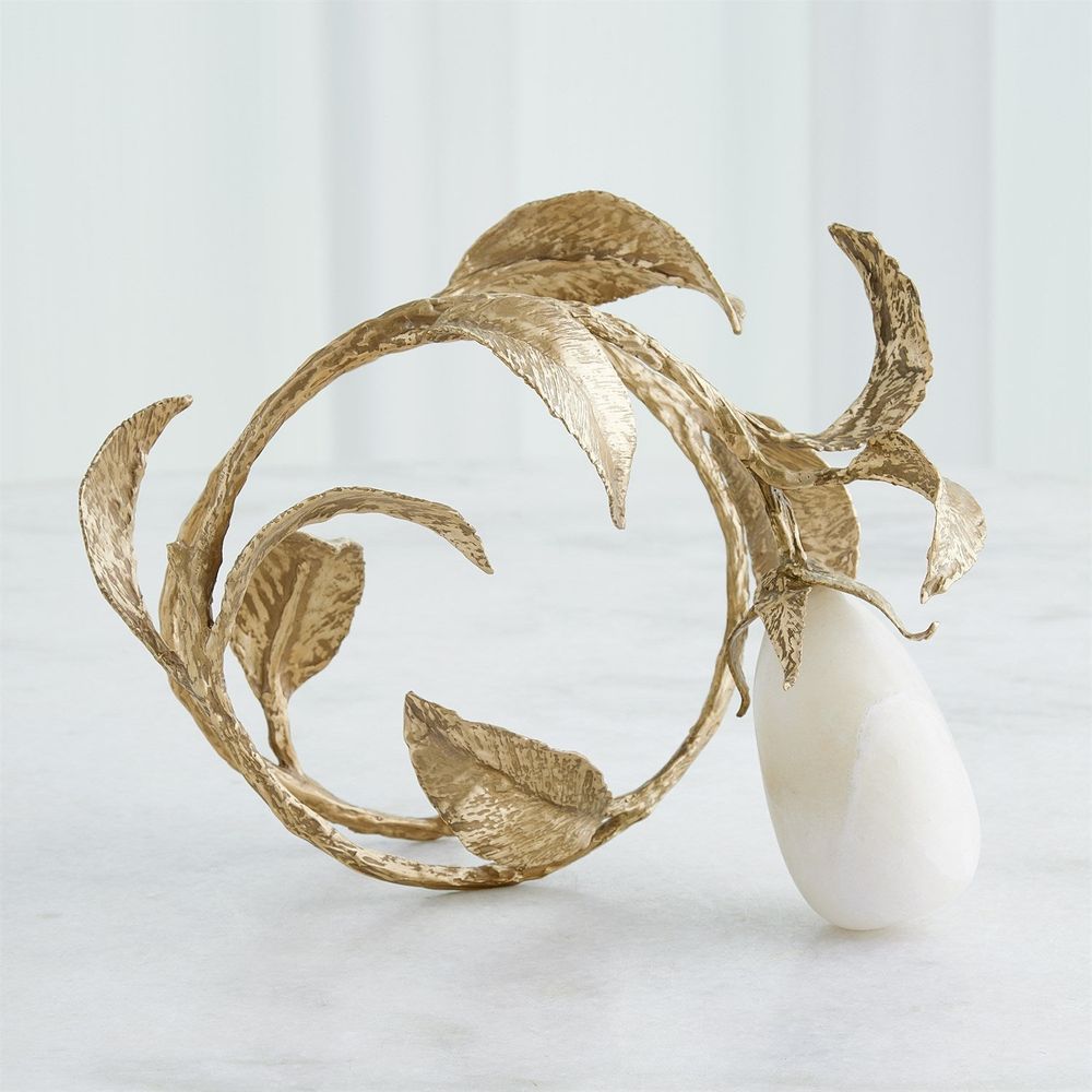 Decorative Objects Stone Fruit Sculpture-Alabaster