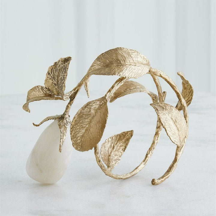 Stone Fruit Sculpture-Alabaster
