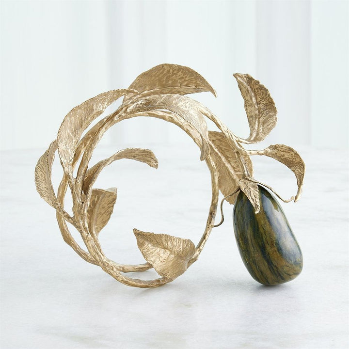 Decorative Objects Stone Fruit Sculpture-Jade