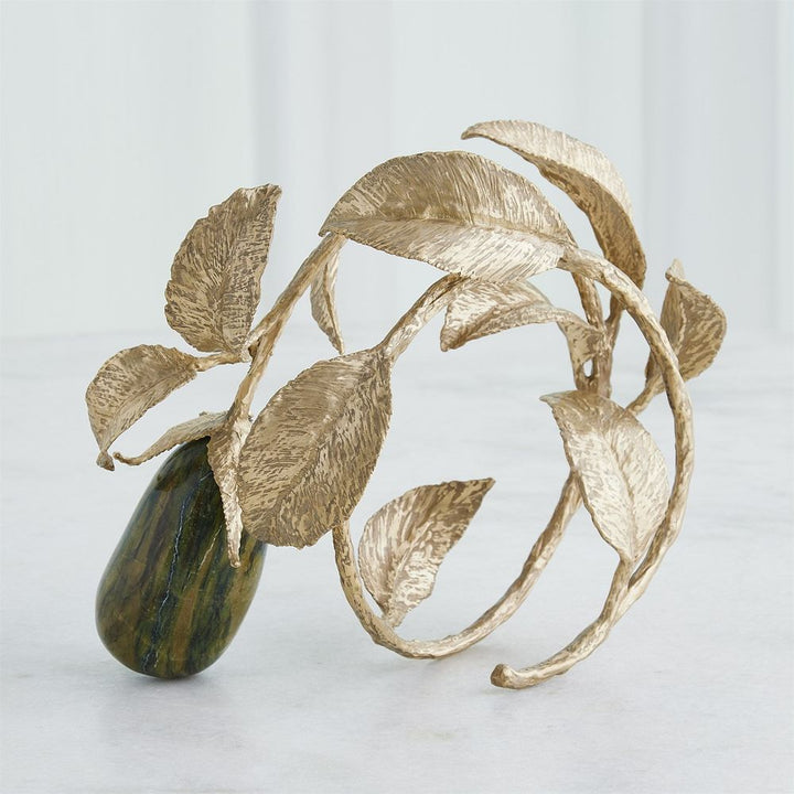 Decorative Objects Stone Fruit Sculpture-Jade