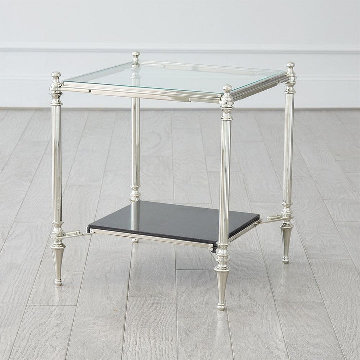 Side Tables Medford Side Table-Nickel