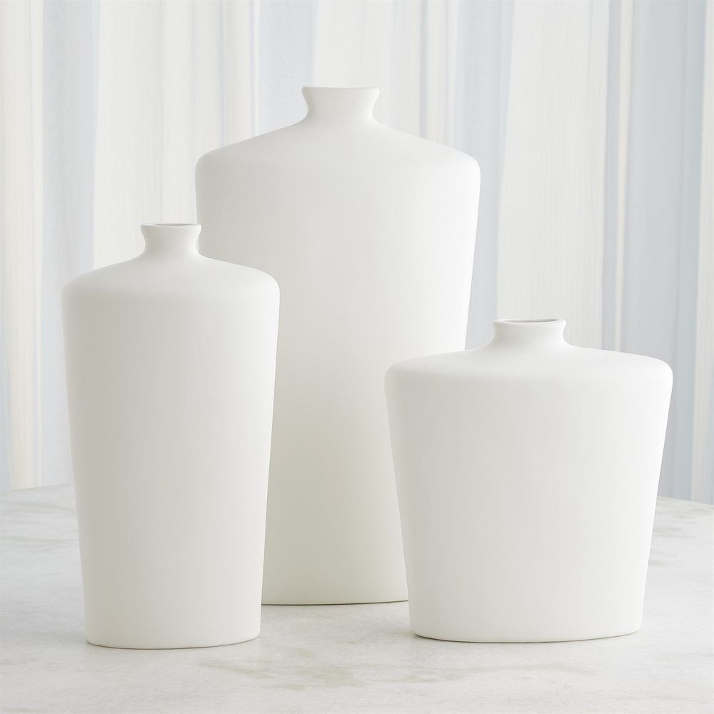 Vases Terzo Vase-Matte White-Sm