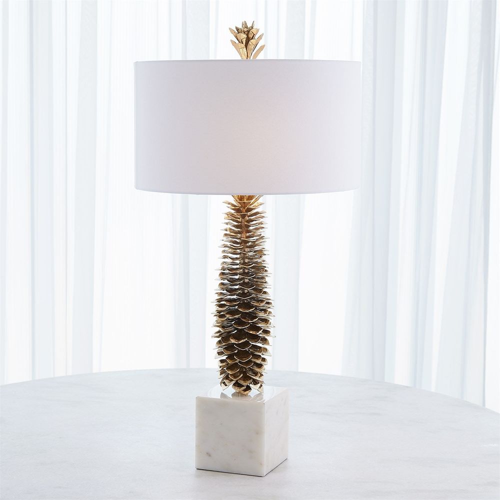Table Lamps Pinecone Table Lamp-Brass