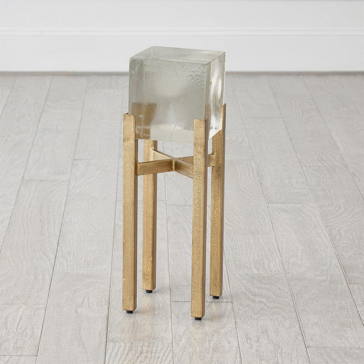 Side Tables Ice Block Table-Single-Antique Gold