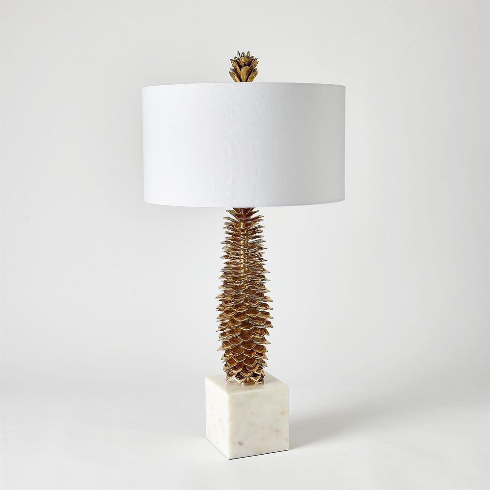 Table Lamps Pinecone Table Lamp-Brass