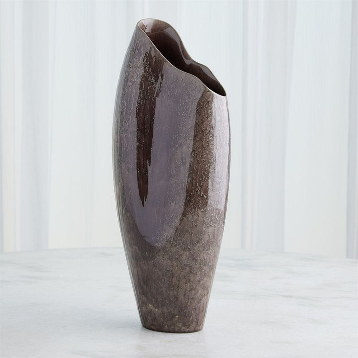 Vases Horn Vase-Reactive Amethyst-Lg