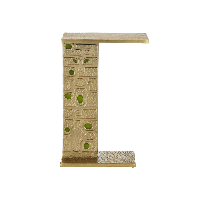 Side Tables Beau Monde Gold & Green C Table