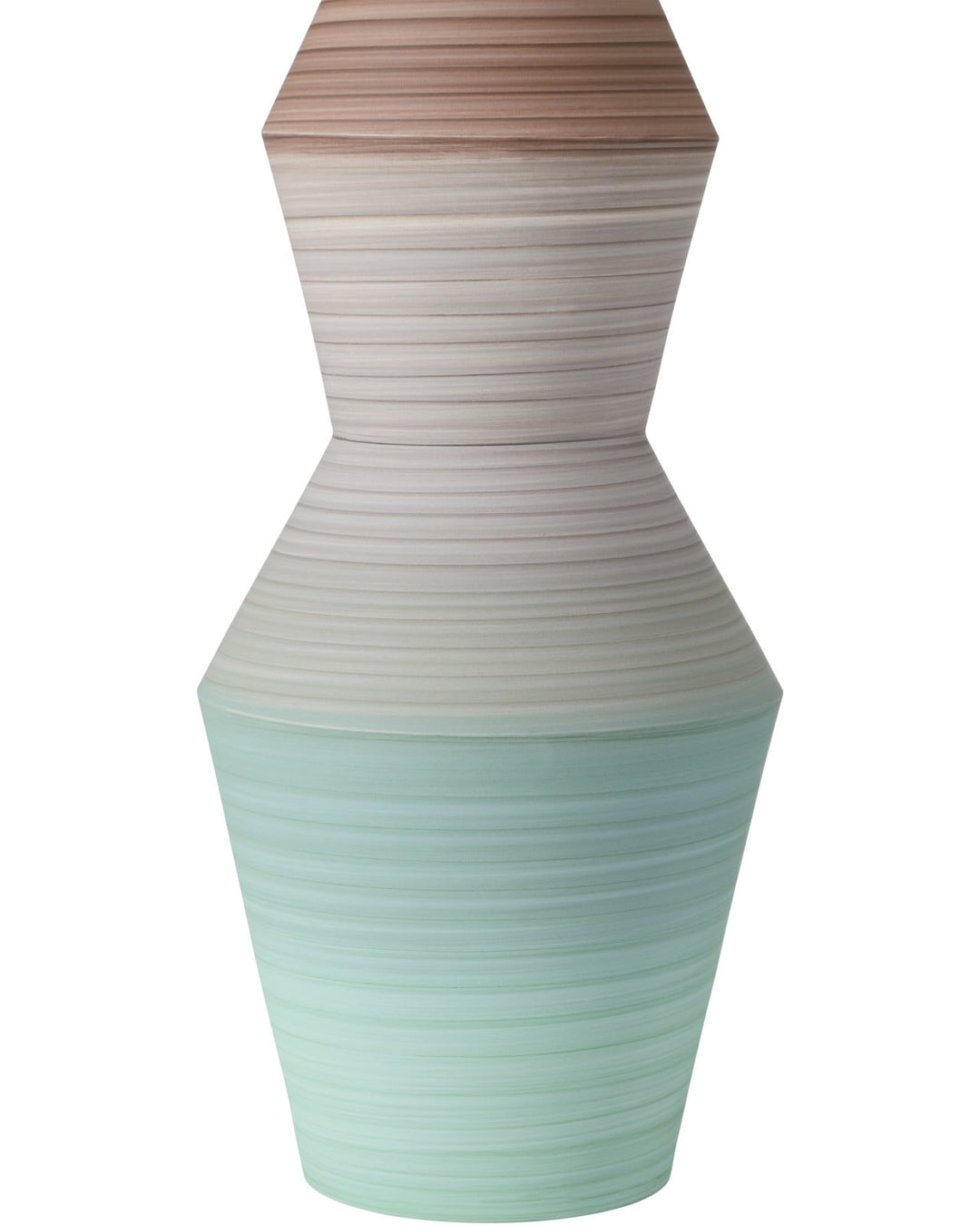 Vases Happy 80's Brown & Pale Blue Vase Set of 2