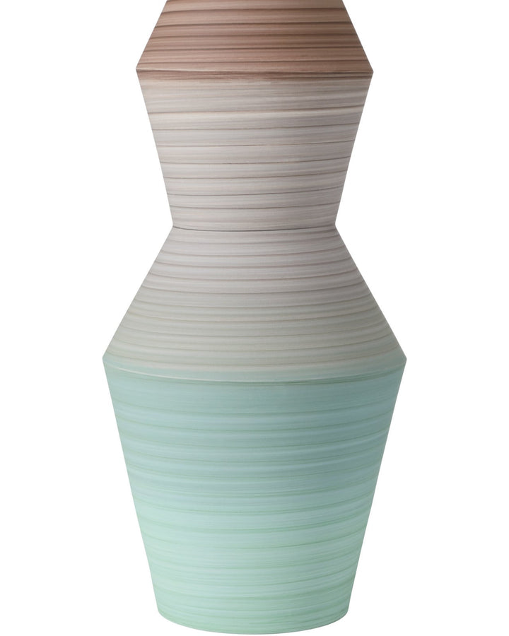 Vases Happy 80's Brown & Pale Blue Vase Set of 2
