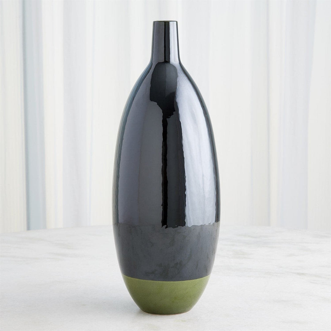 Tidal Vase-Dark Green