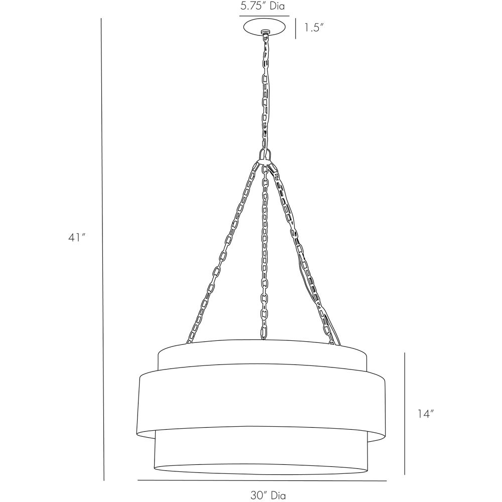 Pendants Talia Large Pendant - Black