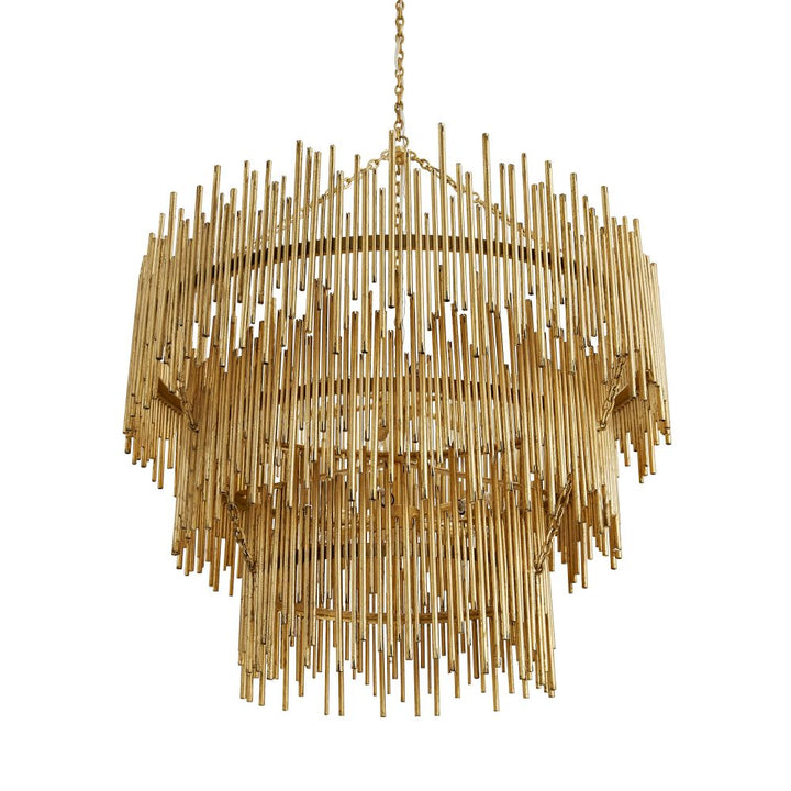 Chandeliers Vivica Three Tiered Chandelier - Gold