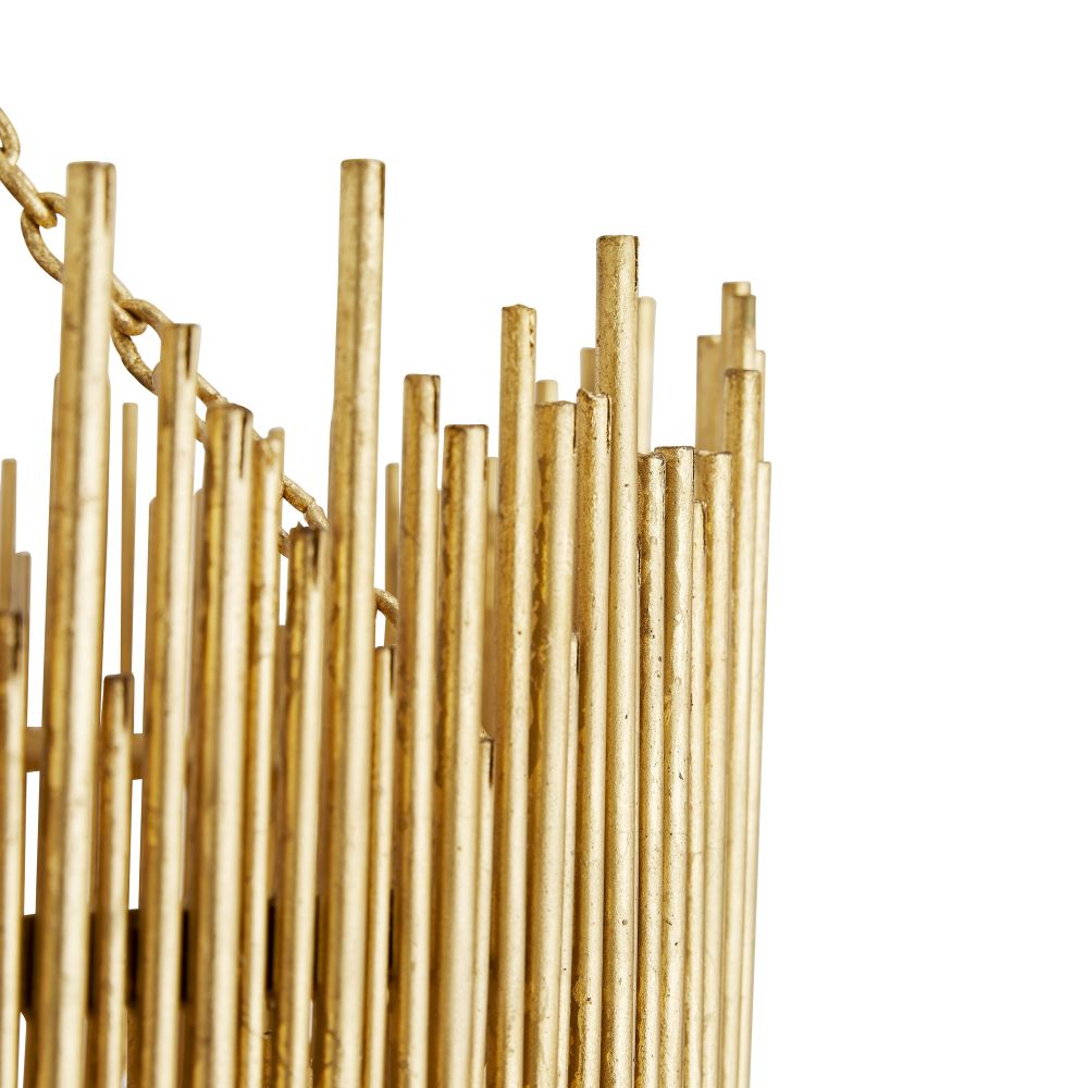 Vivica Three Tiered Chandelier - Gold