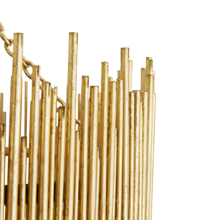 Vivica Three Tiered Chandelier - Gold