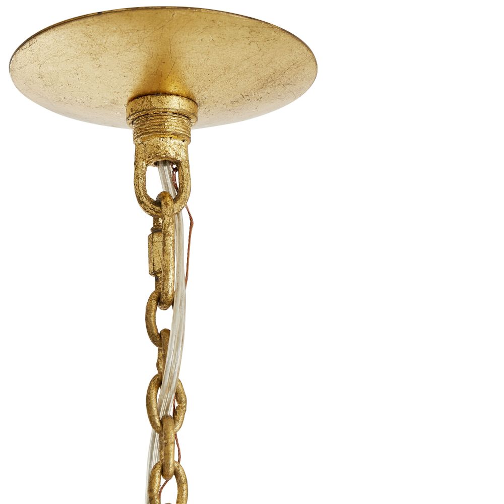 Vivica Three Tiered Chandelier - Gold