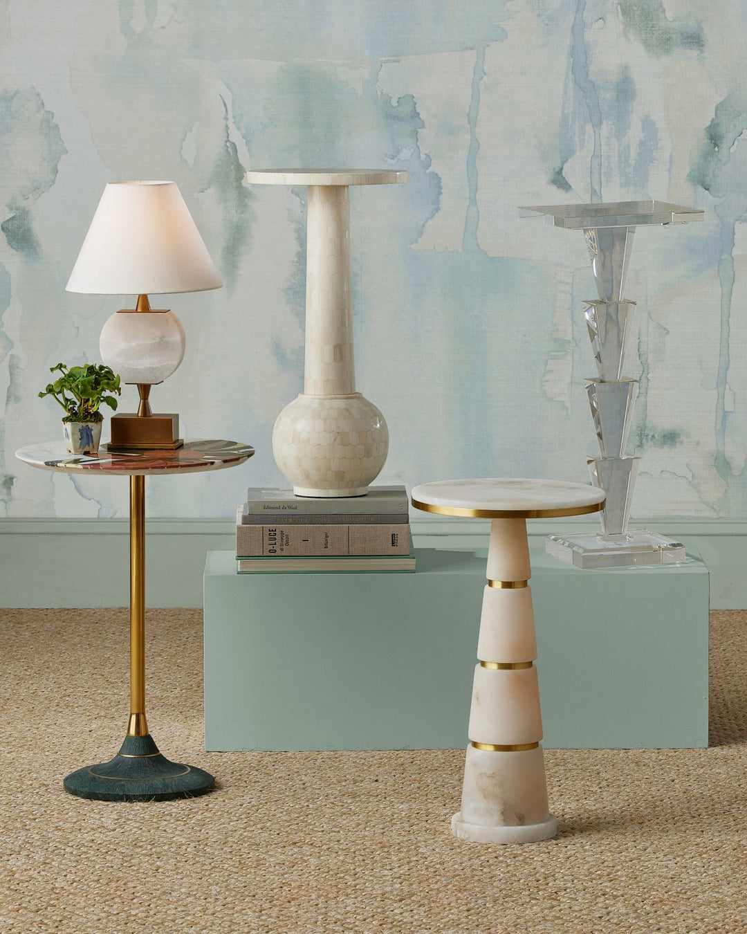 Table Lamps Meandro White Cordless Table Lamp