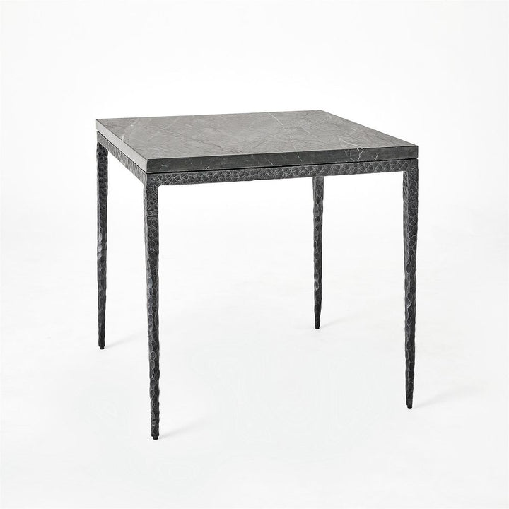 Side Tables Forrester Side Table-Blackened/Flamed Marble