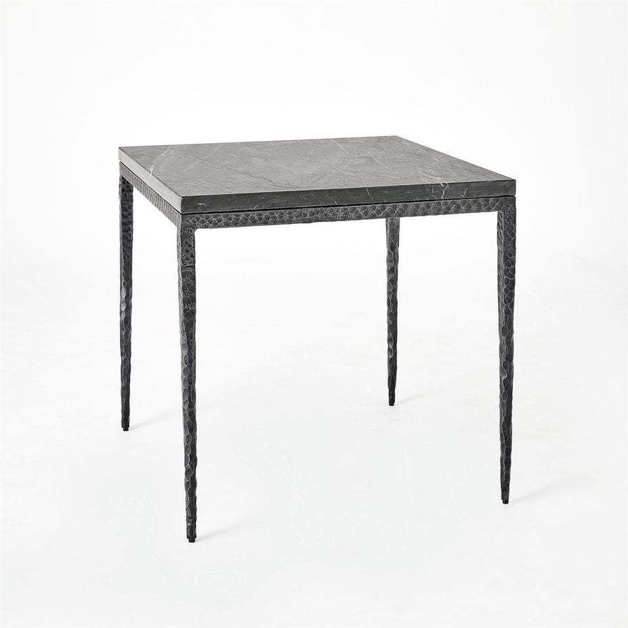 Side Tables Forrester Side Table-Blackened/Flamed Marble